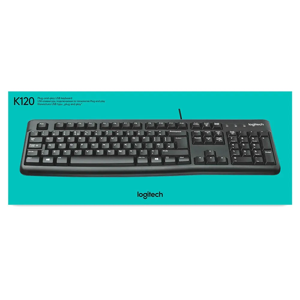Logitech Teclat K120 Anglès