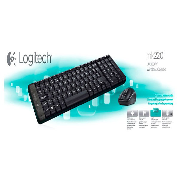 Logitech MK220 ワイヤレスキーボードとマウス