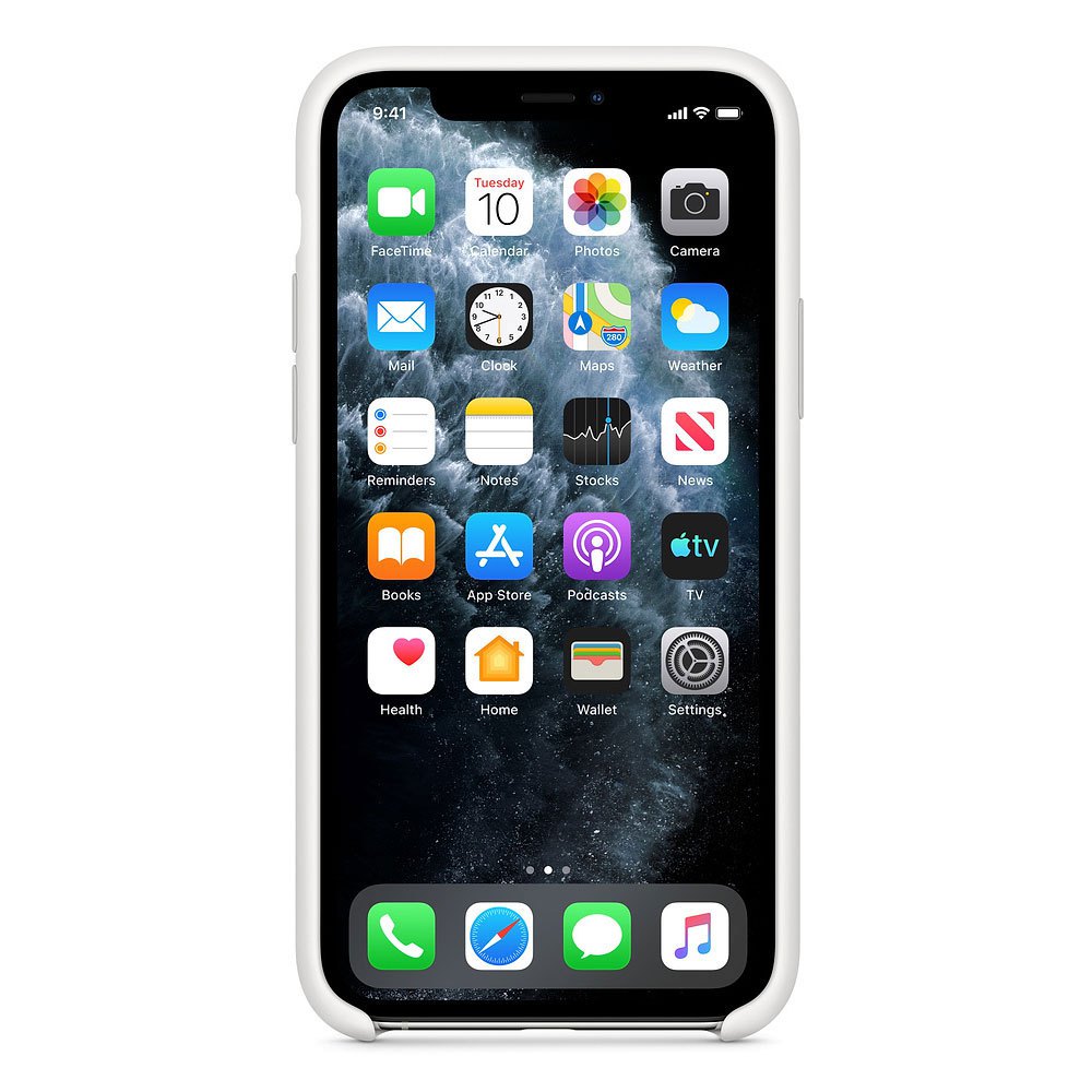 Apple Iphone 11 Pro Silicone Case White Dressinn