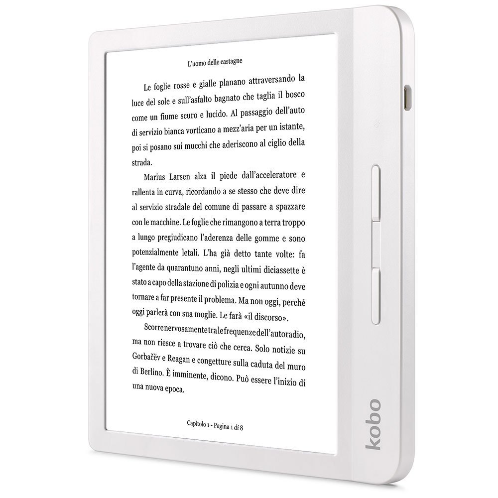 eBook reader Kobo Libra H2O 7'' 8GB Bianco N873KUWHKEP 