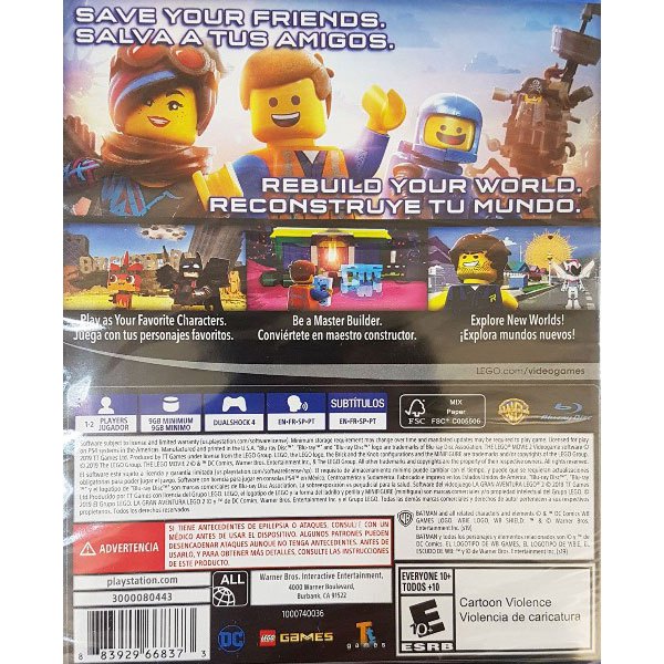 Warner bros PS4 The Lego Movie Azul | Techinn