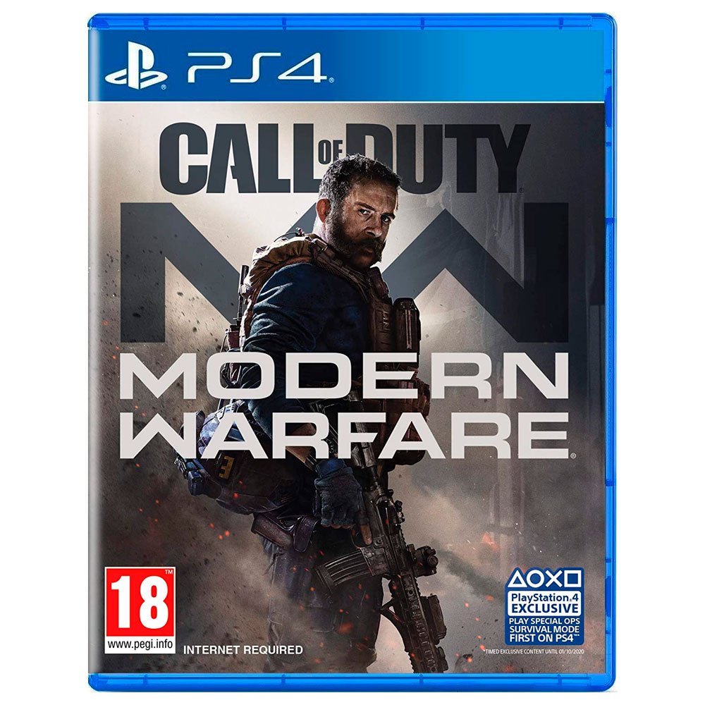 Slagskib Stænke Generalife Activision PS Call Of Duty Modern Warfare 2019 4 Spil Blå| Techinn