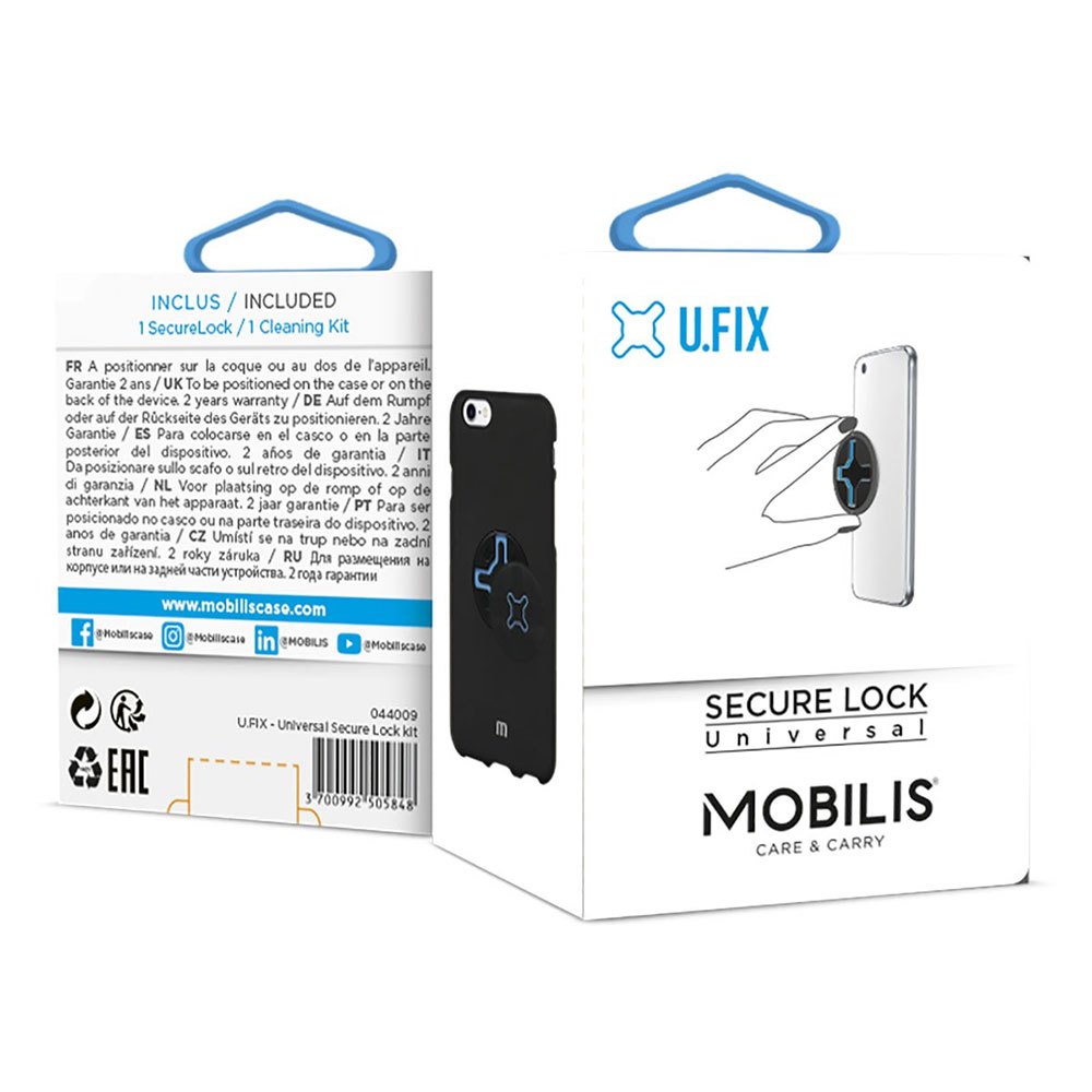 Mobilis Soporte U Fix Secure Lock Kit