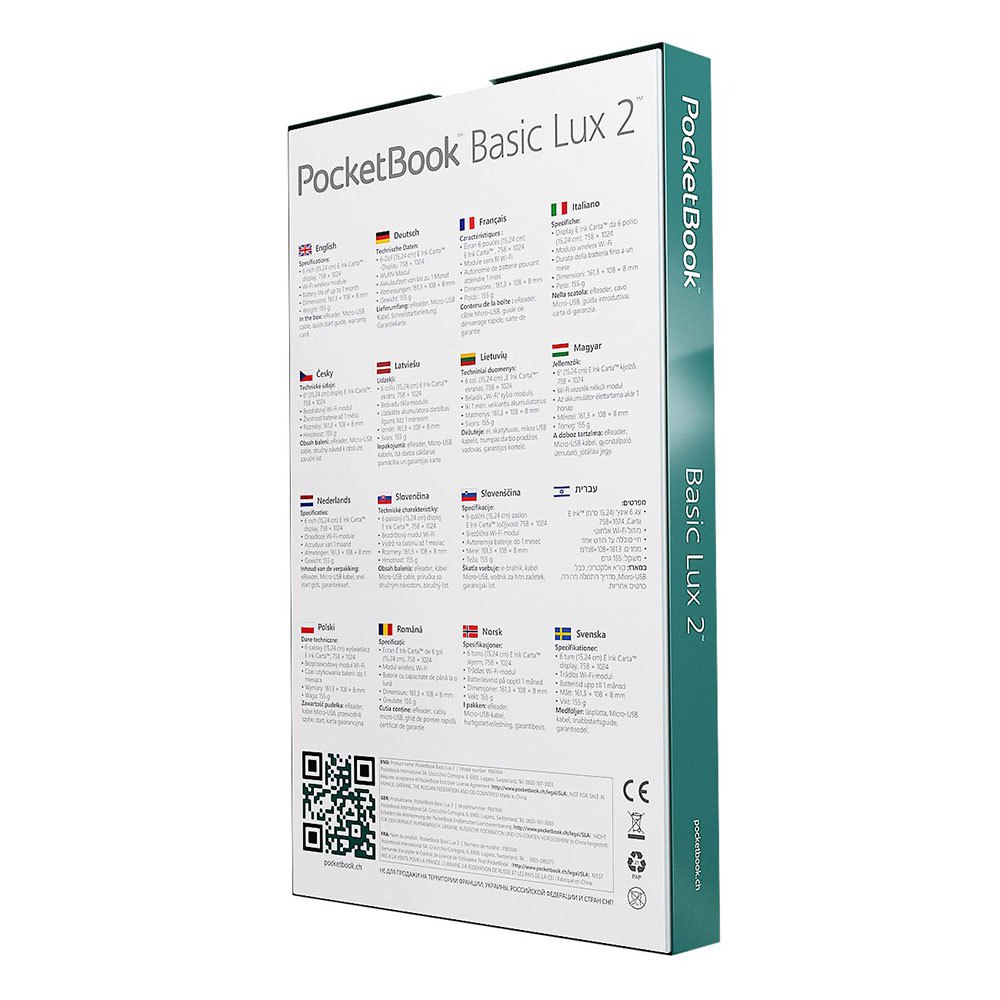 Pocketbook Basic Lux 2 6´´ 8GB E-czytelnik