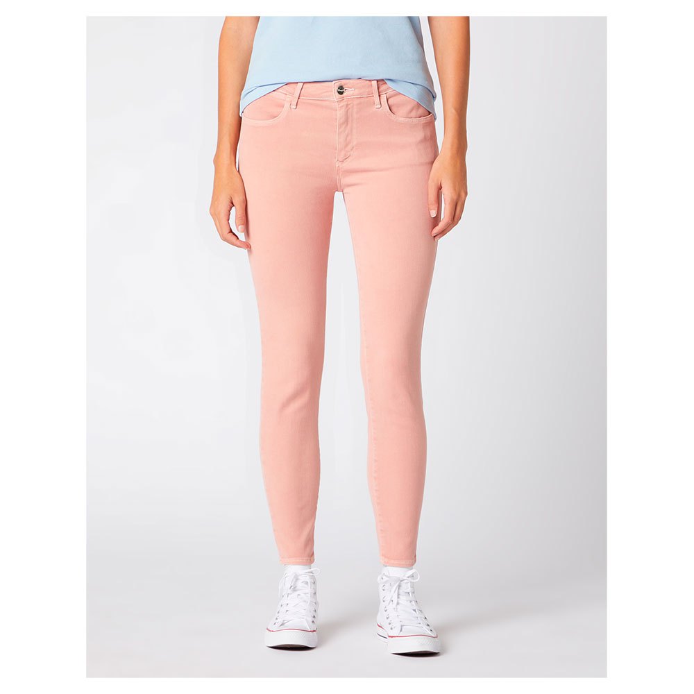 Wrangler Skinny Crop Jeans Pink | Dressinn