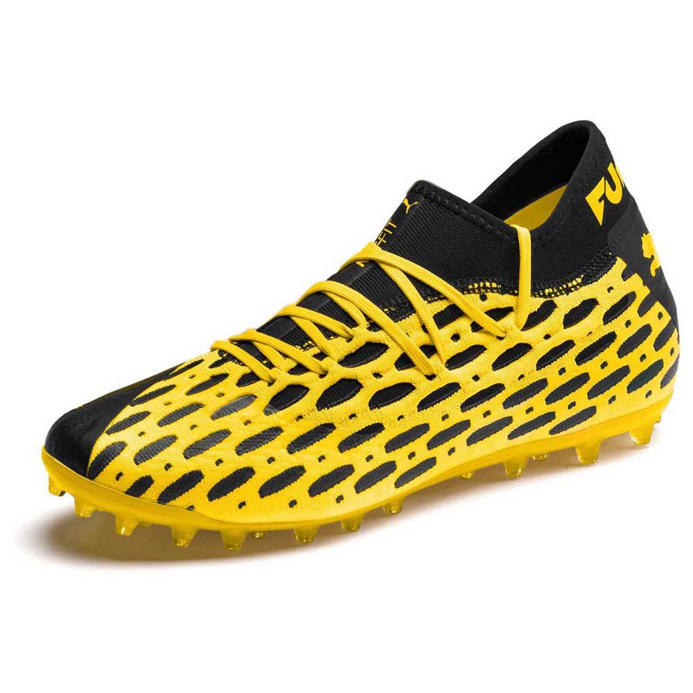 Loosen plaster leakage Puma Future 5.2 Netfit MG Football Boots Yellow | Goalinn