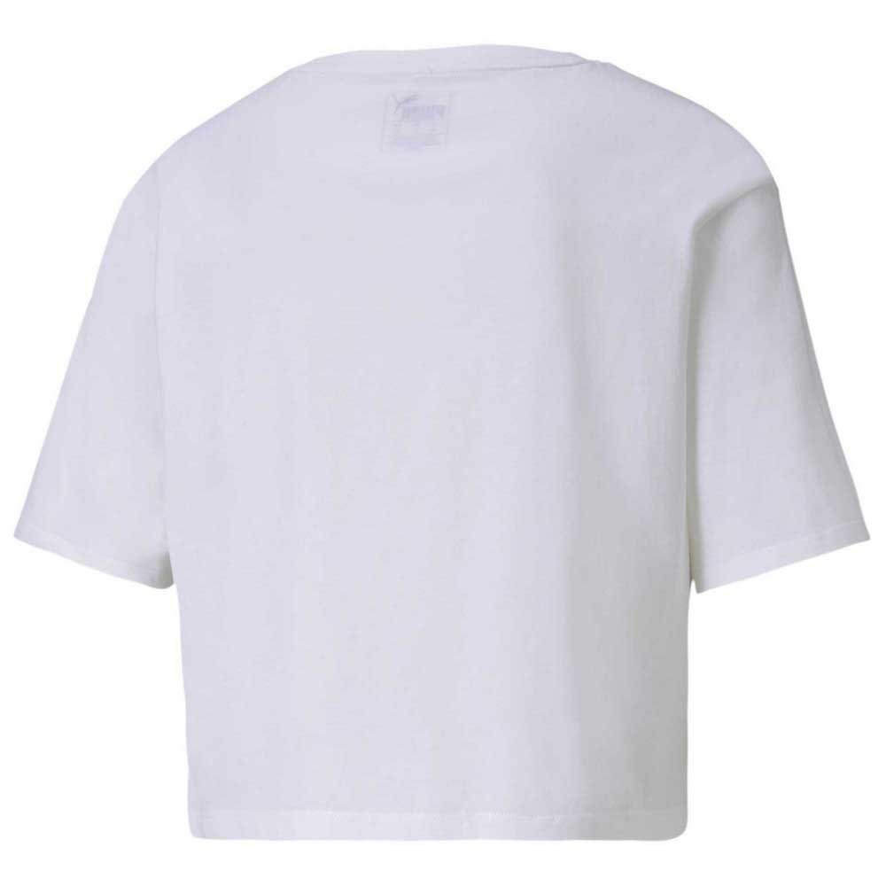 Puma Essential+ Metallic Crop Short Sleeve T-Shirt