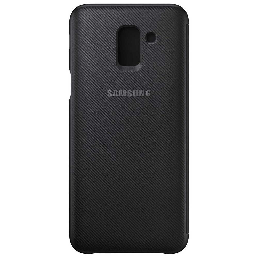 seta fotografía Préstamo de dinero Samsung Galaxy J6 Wallet Case Negro | Dressinn