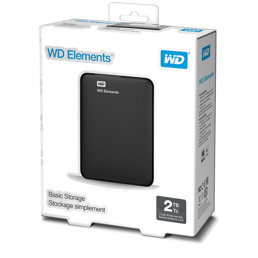 WD Elements SE USB 3.0 2TB Ekstern HDD-harddisk