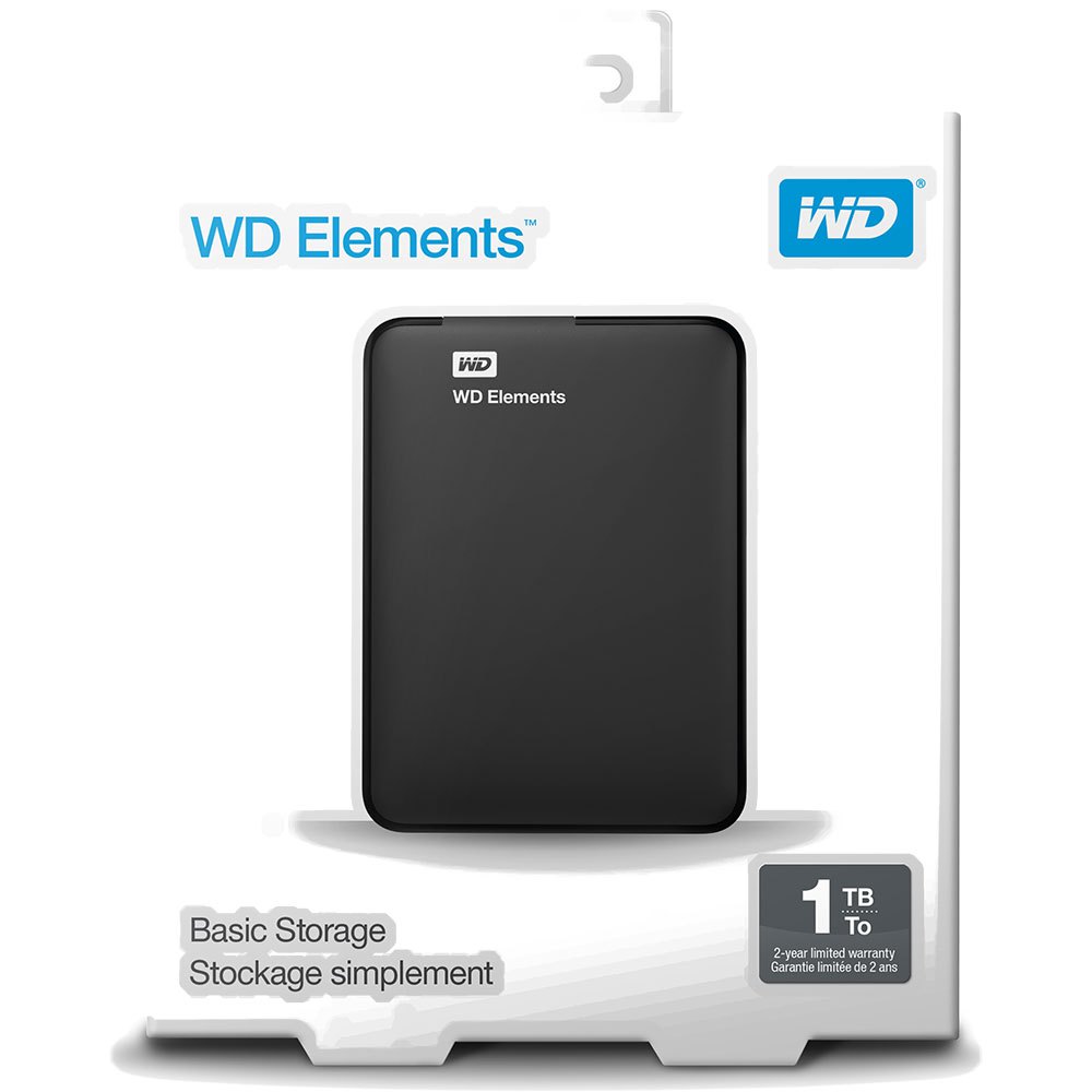 WD Ekstern HDD-harddisk Elements USB 3.0 1TB