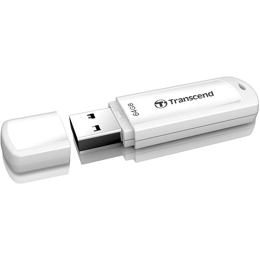 Transcend JetFlash 730 USB 3.0 64GB Pendrive White | Techinn