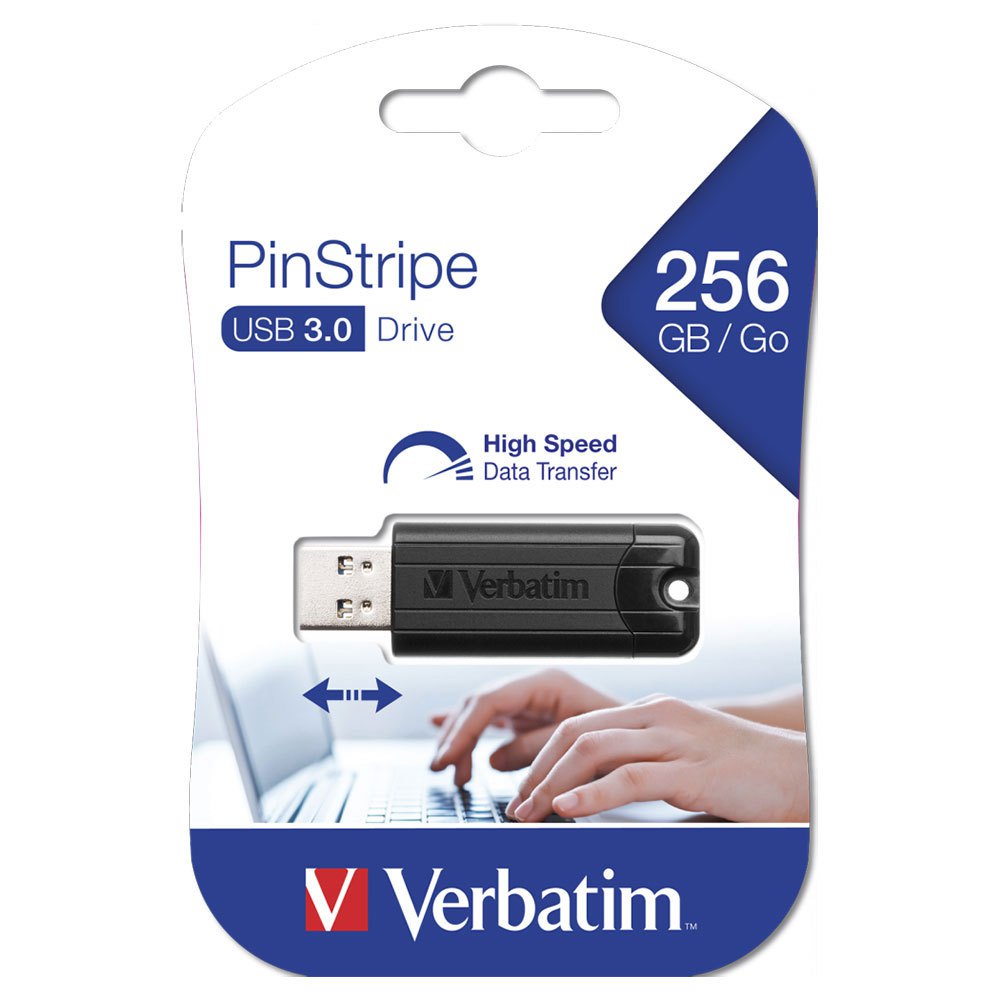 Verbatim PinStripe USB 3.0 256GB Pendrive