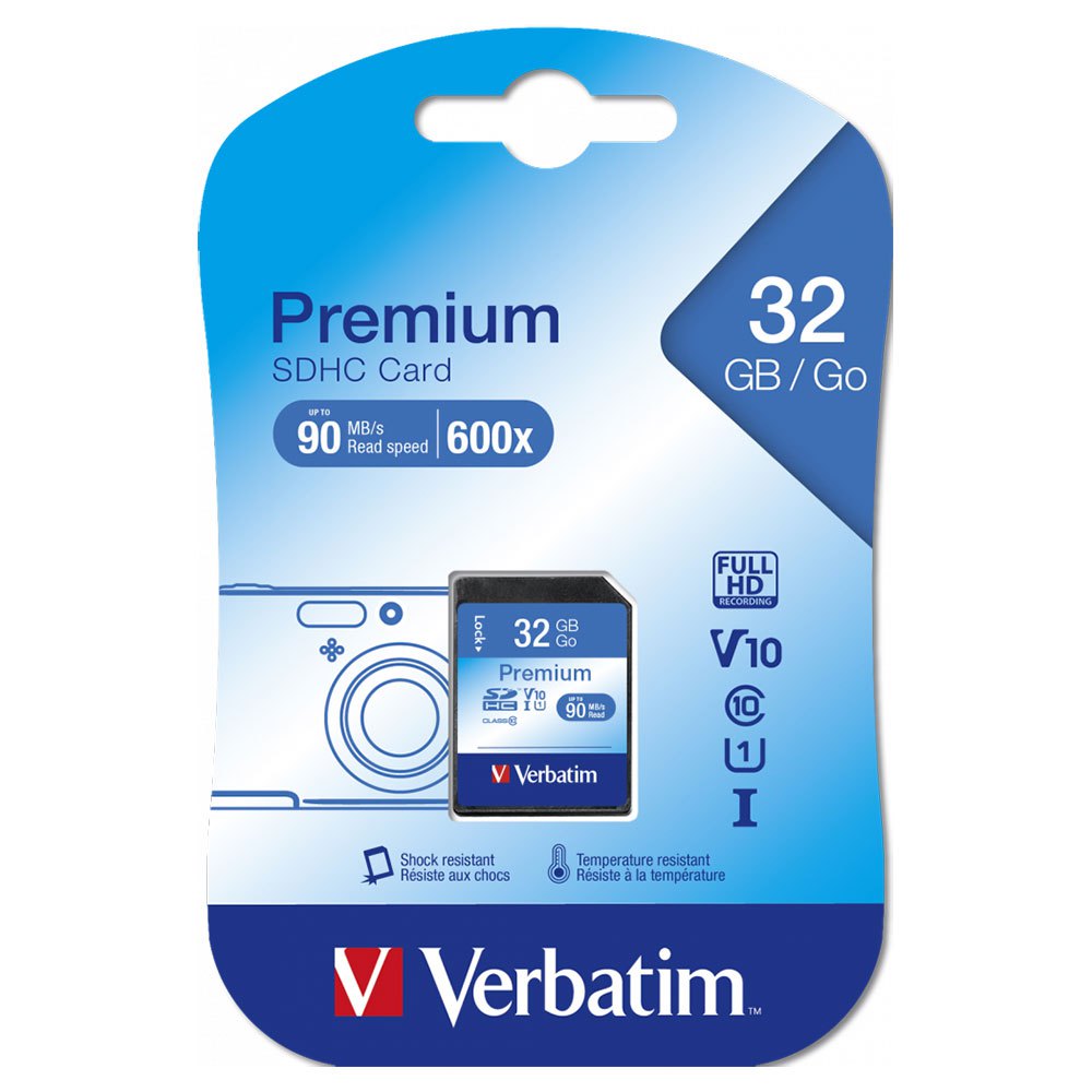 Verbatim Tarjeta Memoria Premium SD Class 10 32GB