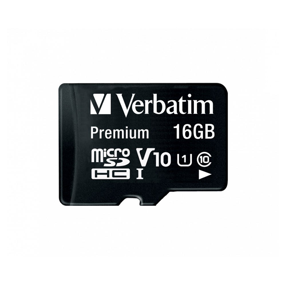 Verbatim Tarjeta Memoria Premium Micro SD Class 10 16GB+Adaptador SD