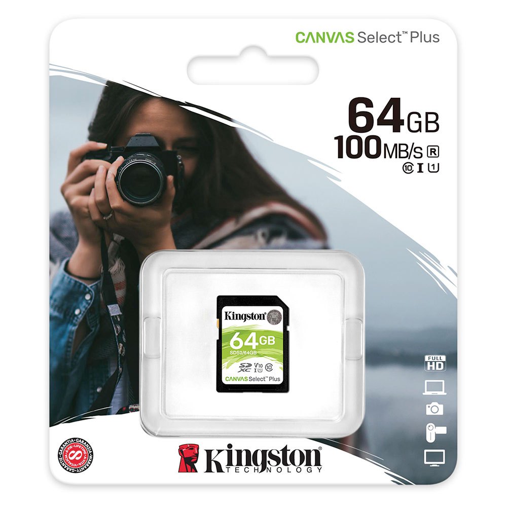 Kingston メモリカード Canvas Select Plus SD Class 10 64GB