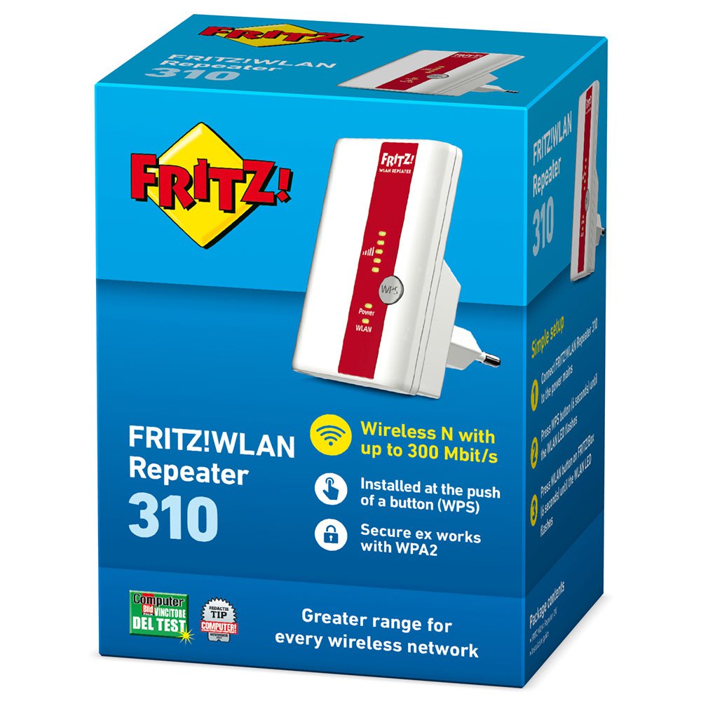 oneerlijk Geen Vrijlating Avm Fritz 310 WIFI Repeater White | Techinn