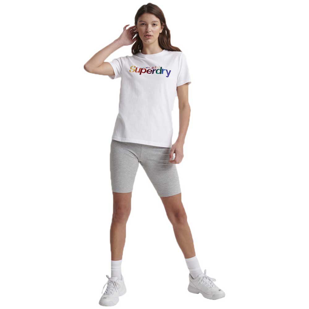 Superdry Classic Rainbow EMB Entry Tee T-Shirt Femme 