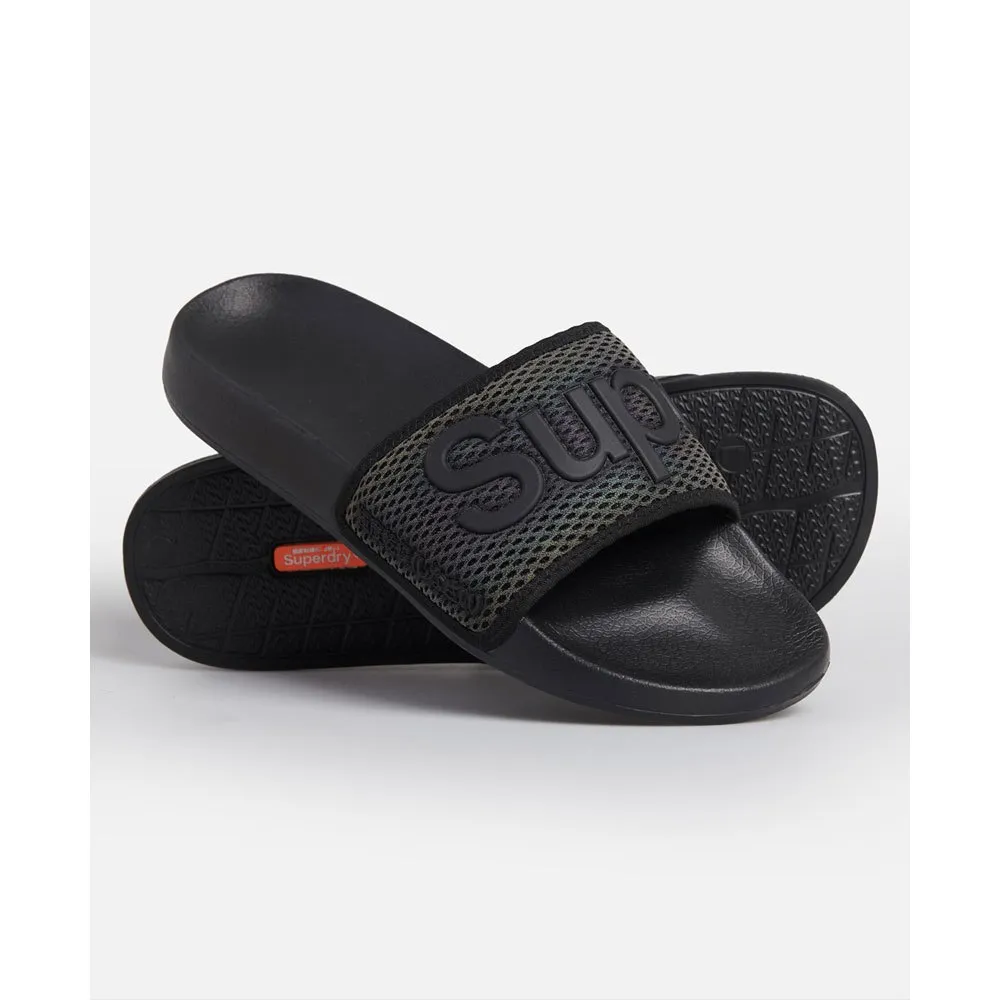 superdry mesh beach slides