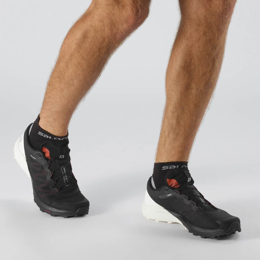 Salomon Sense 4 Pro Trail Running Shoes 黒 | Runnerinn