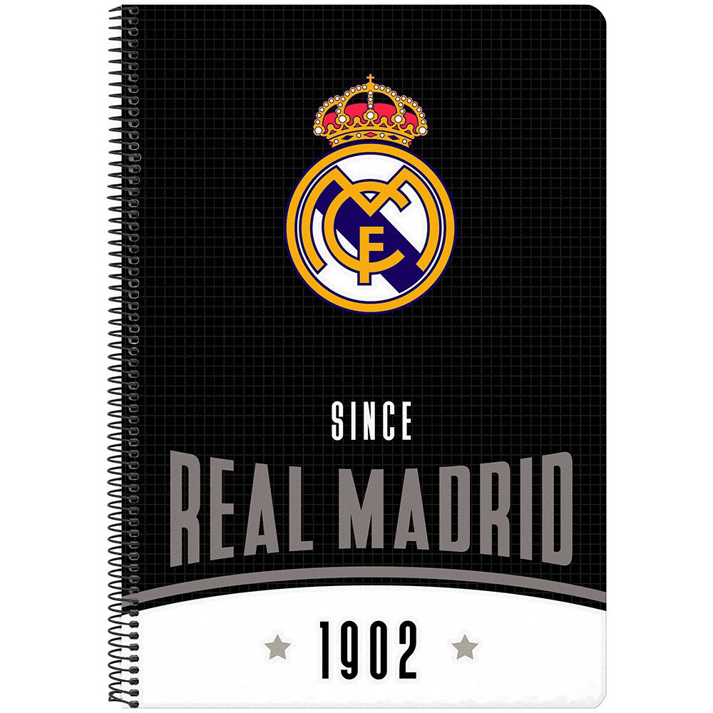 Safta Feuilles Cahier à Couverture Rigide Real Madrid 1902 80