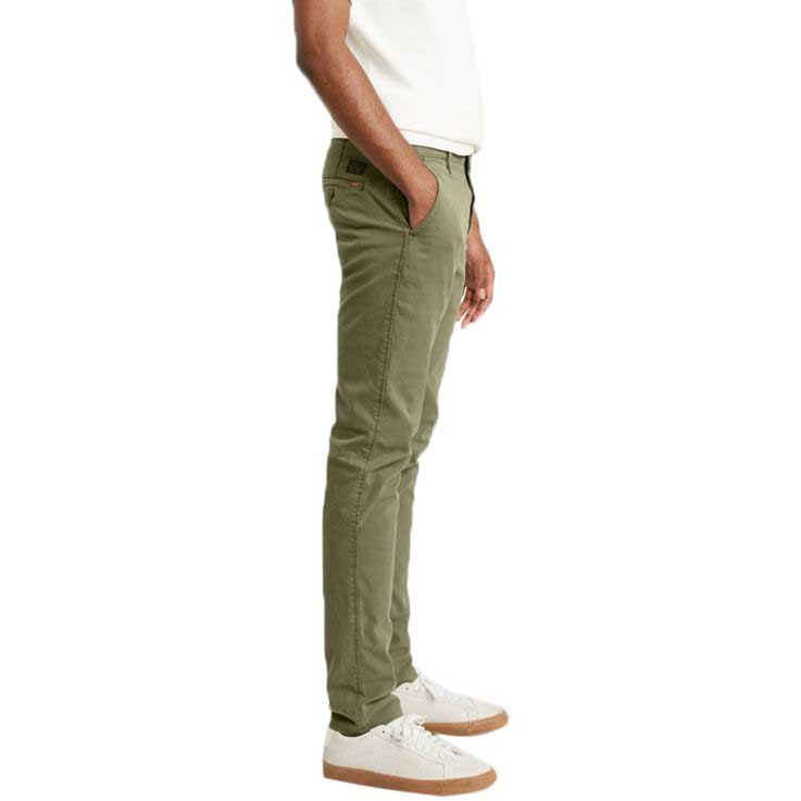 WOMEN FASHION Trousers Chino trouser Straight NoName Chino trouser discount 70% Green S 