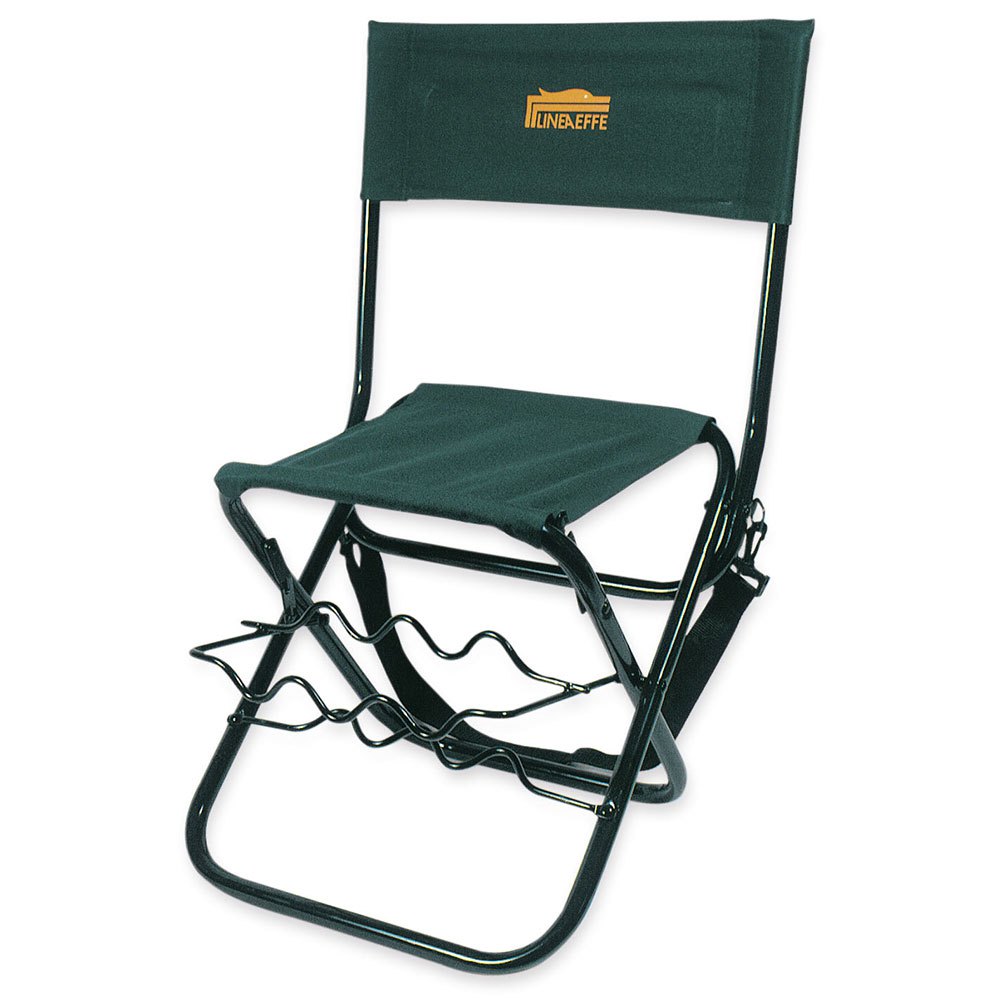 Lineaeffe Foldable Fishing Chair With Rod Holder Green