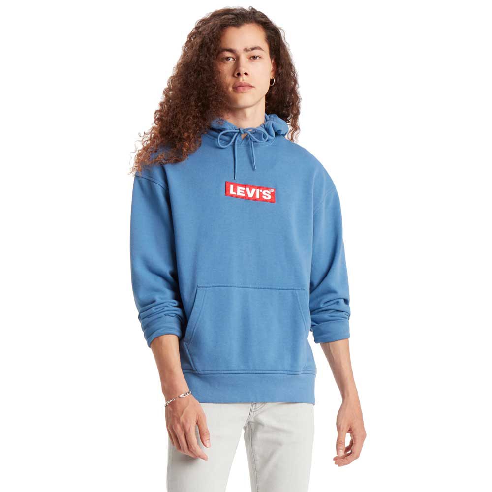 warmte royalty barbecue Levi´s ® Relaxed Graphic Hoodie Blue | Dressinn