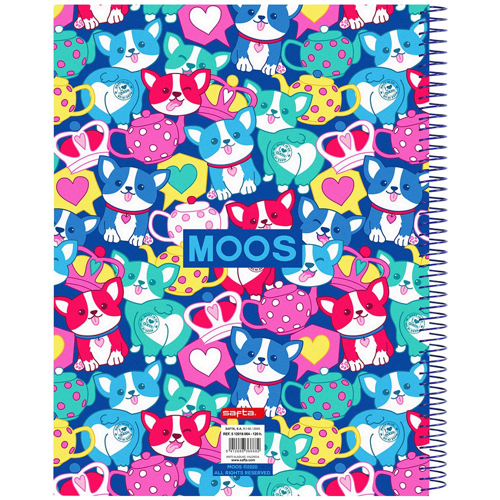 Safta Cuaderno Moos Corgi A4 Micro