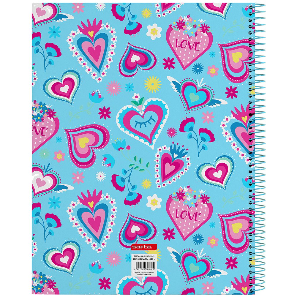 Safta Cuaderno Vmb Hearts A4 Micro