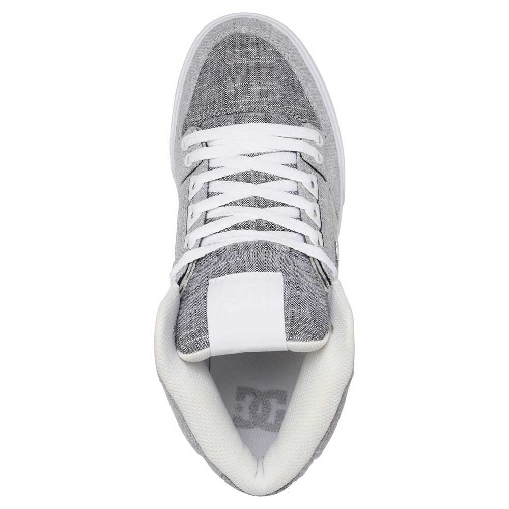 DC Chaussures PURE High Top WC TX SE Gris Baskets 