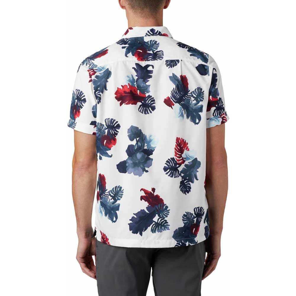 Columbia Camisa De Màniga Curta Outdoor Elements Print