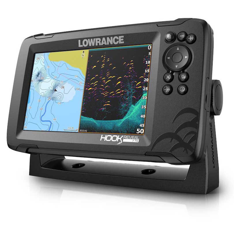 Lowrance Hook Reveal 7 TripleShot ROW With Transducer And Chart