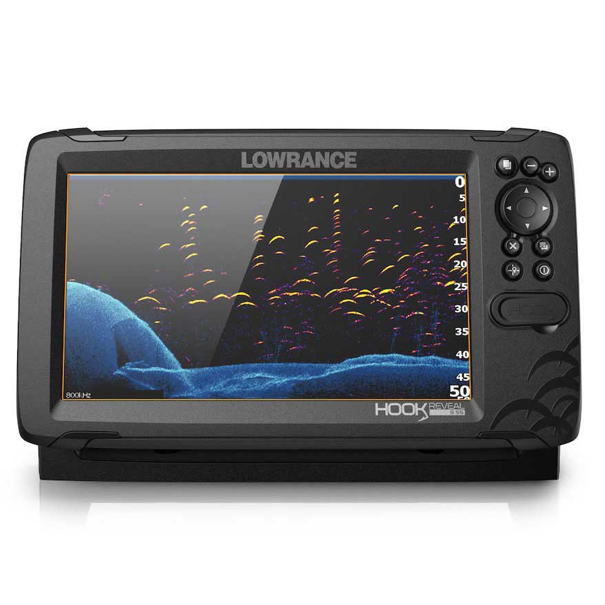 Lowrance Hook Reveal 9 50/200 HDI ROW Con Transductor Y Mapa Base Mundial