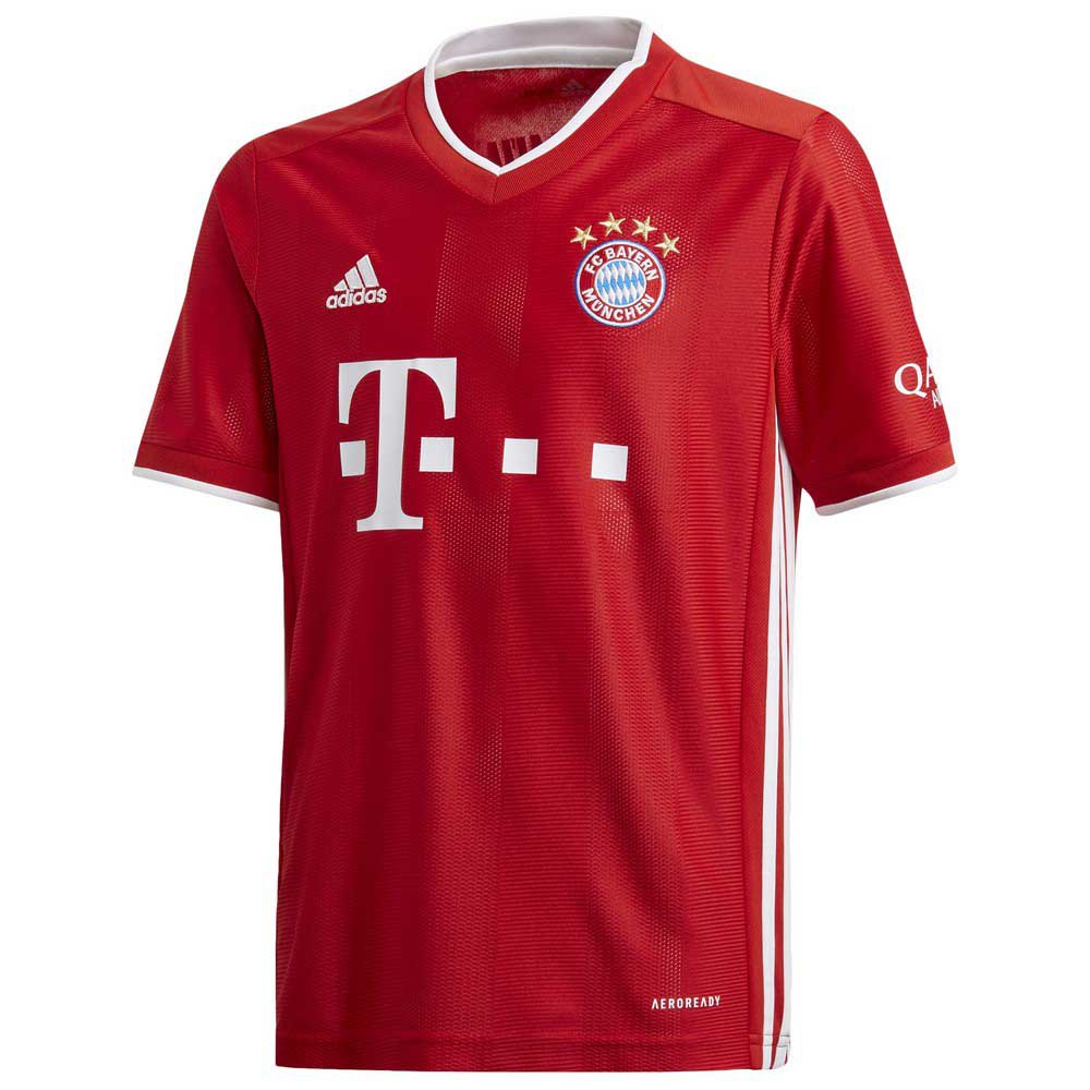 stad Bestuiven Toerist adidas FC Bayern Munich Huis 20/21 Junior T-shirt Rood | Kidinn