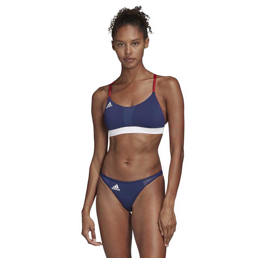 grabadora Prevalecer Esperar adidas Top Bikini Infinitex Fitness All Me Volley Azul | Swiminn