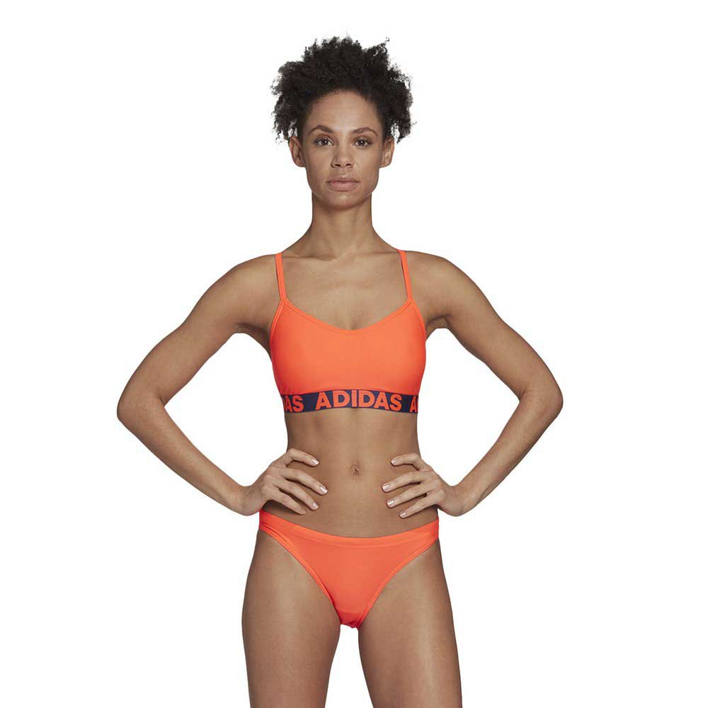 Bedreven Goedkeuring Stam adidas Infinitex Fitness Beach Branded Bikini Orange | Swiminn