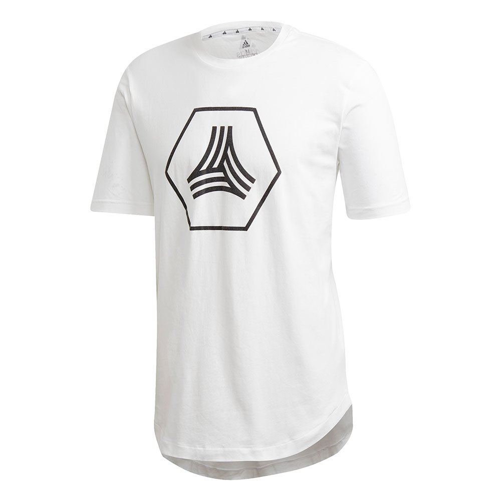 Tristemente freír inundar adidas Tango Logo Short Sleeve T-Shirt White | Goalinn