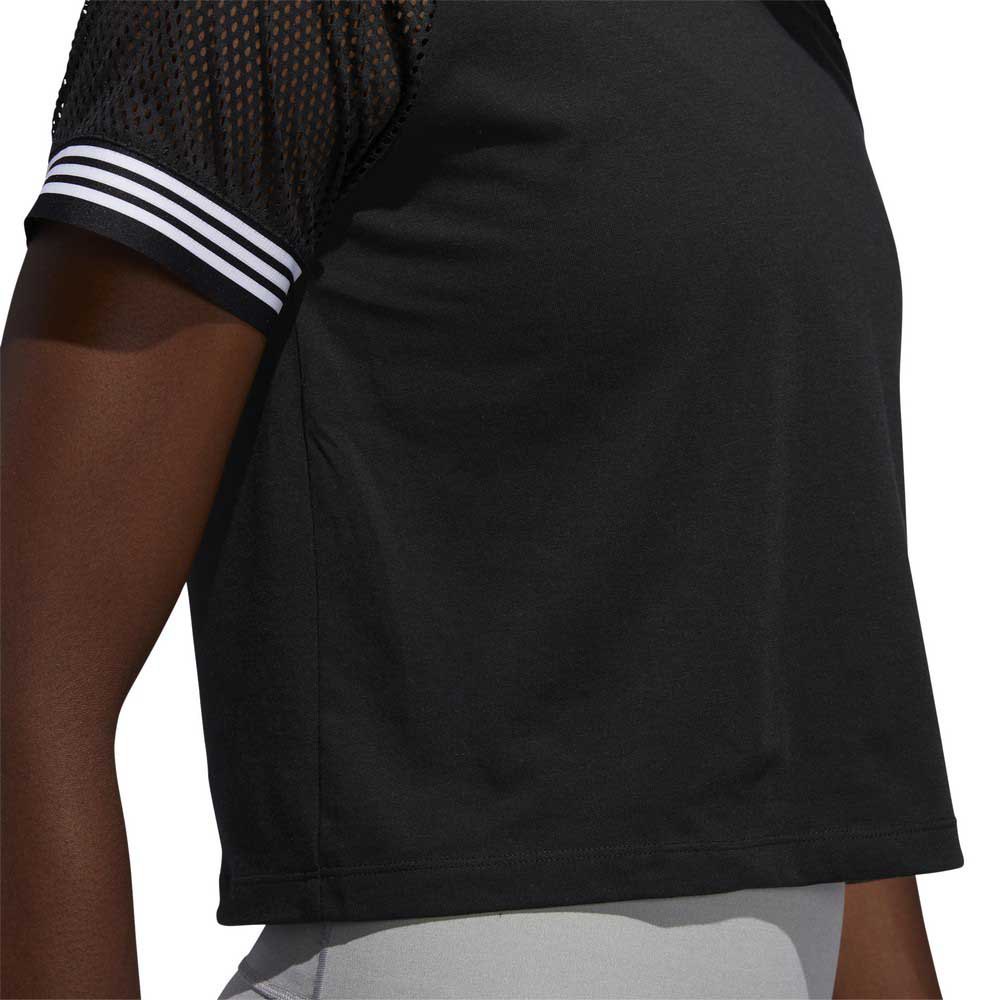 adidas 3 Stripes Ringer Short Sleeve T-Shirt