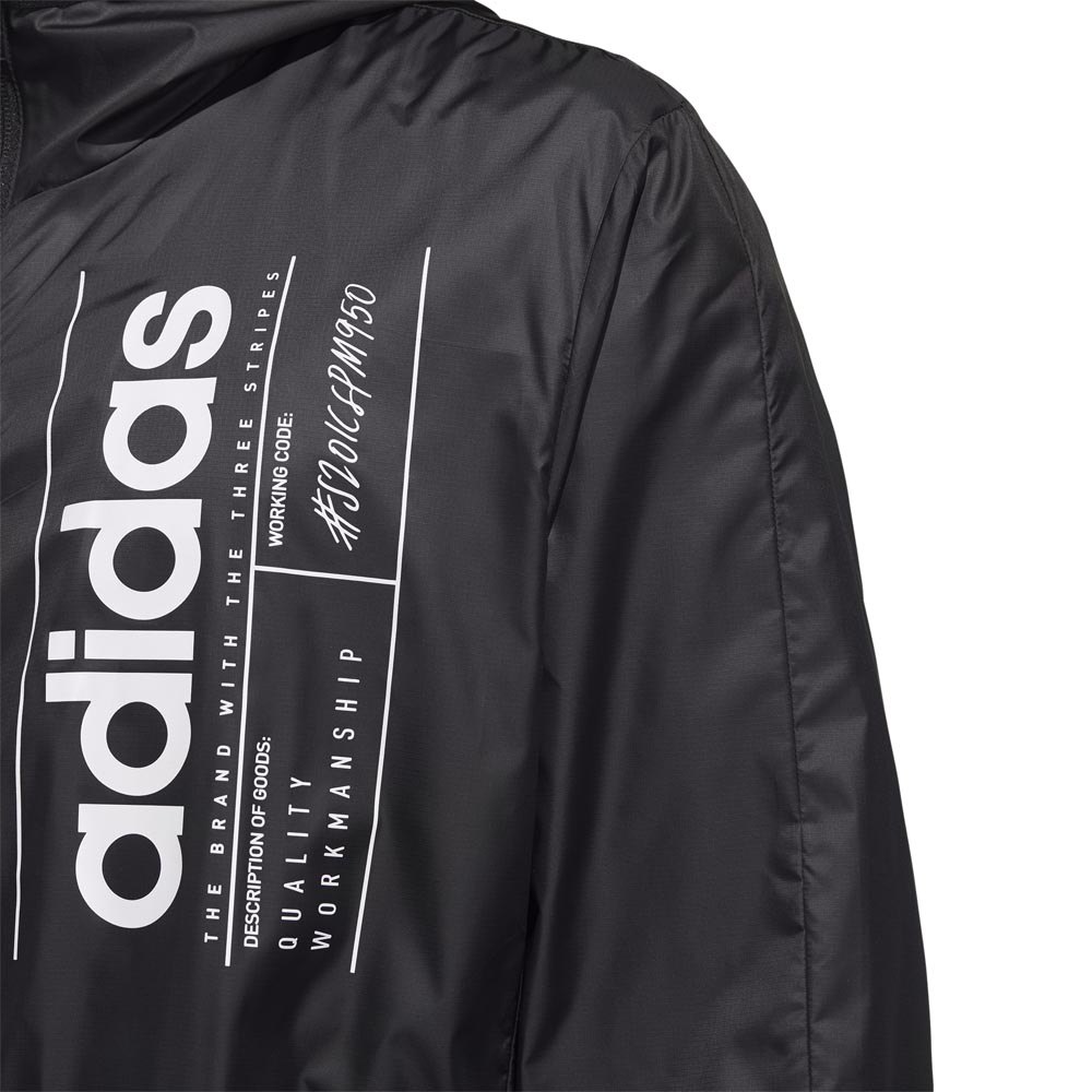adidas Brilliant Basics Windbreaker Hoodie Jacket