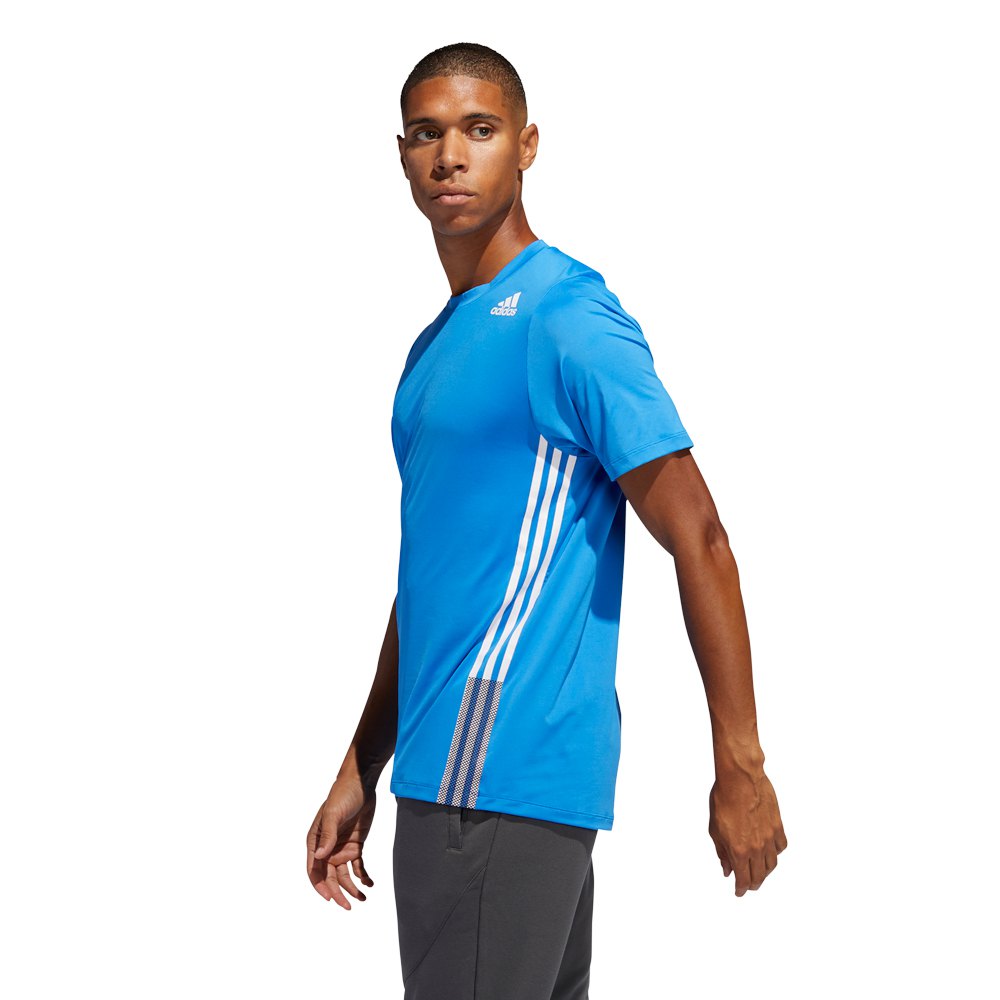 adidas FreeLift 3 Stripes+ Kurzarm T-Shirt