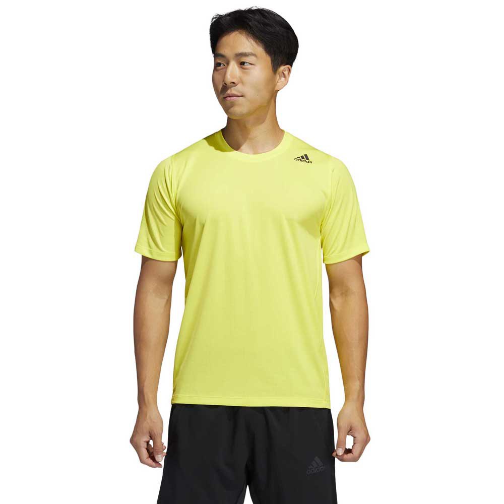 adidas FreeLift Sport Fitted 3 Stripes Short Sleeve T-Shirt
