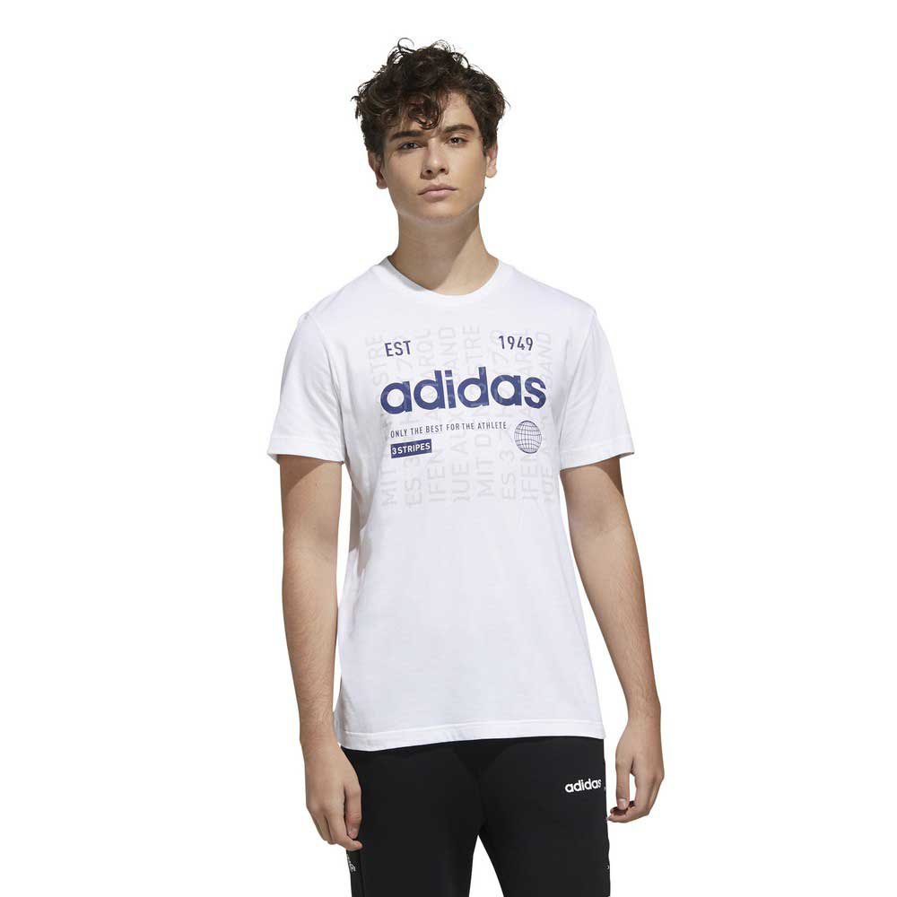 Installeren dosis niezen adidas International Short Sleeve T-Shirt White | Traininn