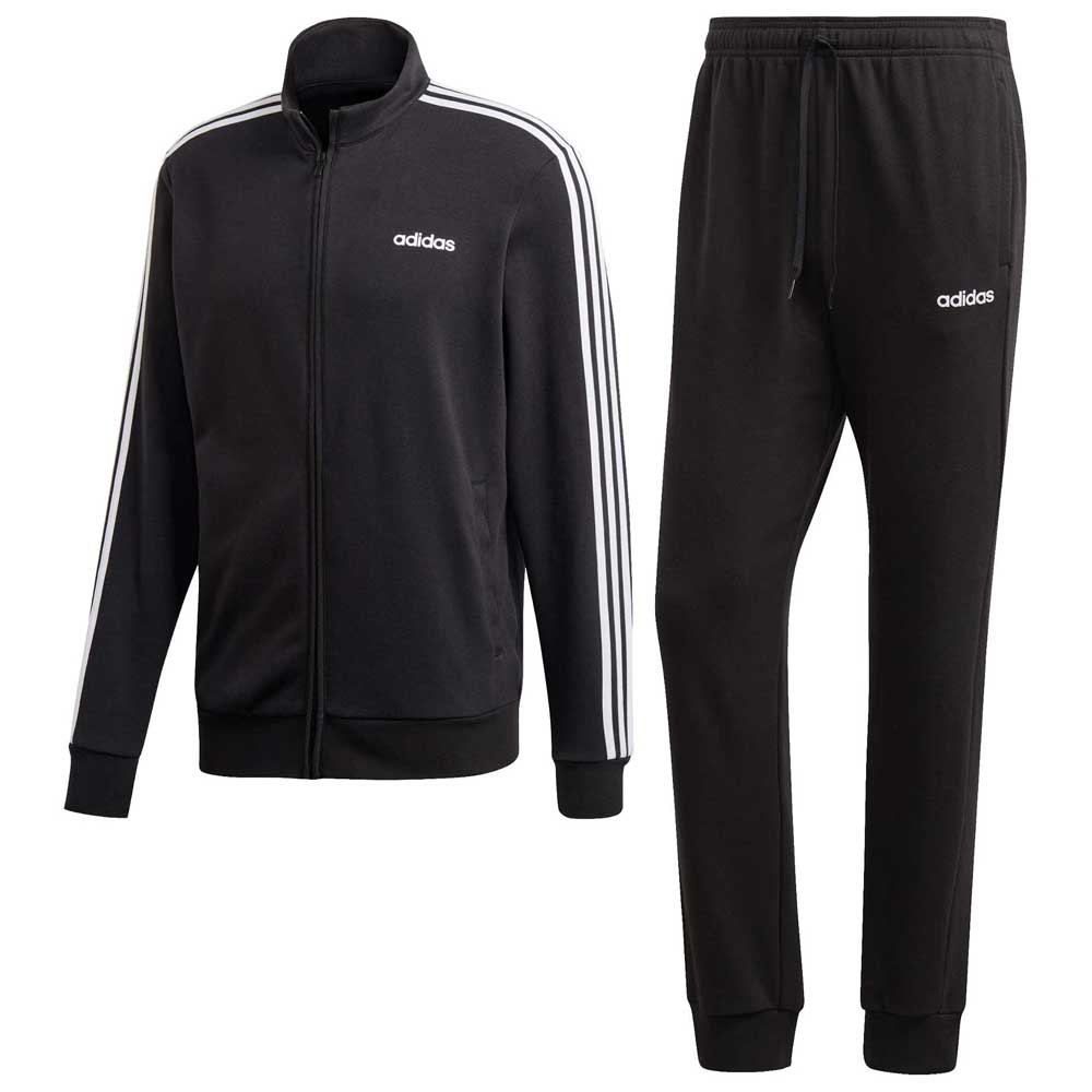 adidas Cotton Relax-Track Suit Black | Traininn