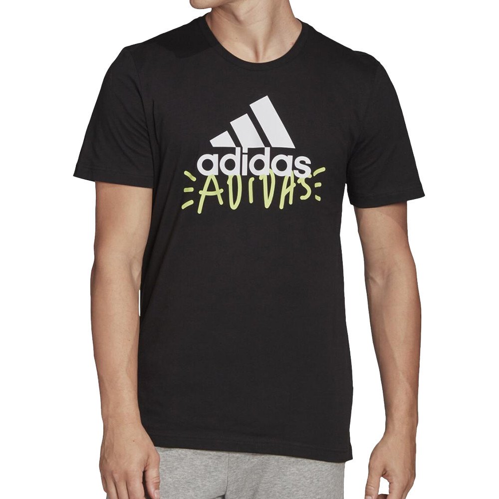adidas-t-shirt-a-manches-courtes-doodle-basic-badge-of-sport