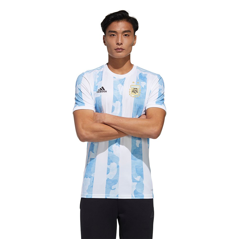 Isse Joseph Banks Afskedige adidas Argentina 2020 Hjem T-Shirt Blå | Goalinn Fodbold