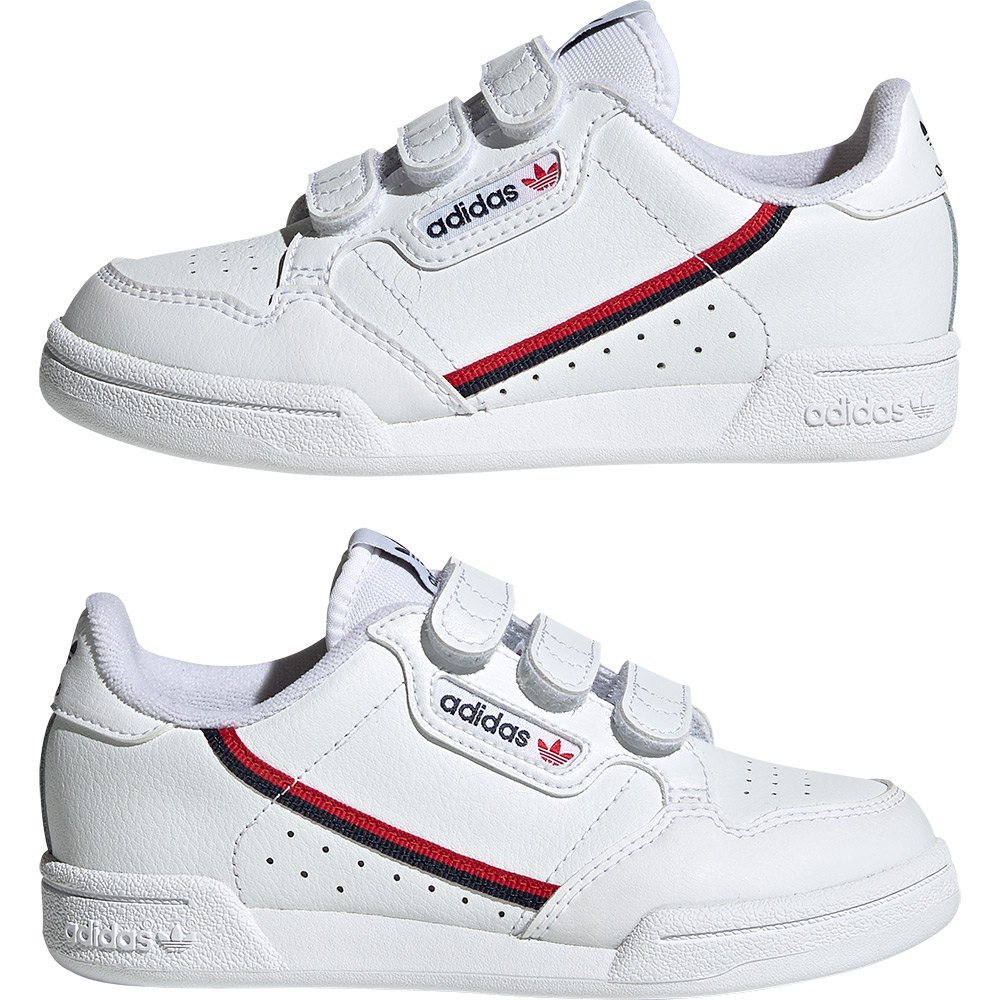 Compose for me argument adidas originals Continental 80 CF Child Trainers White| Dressinn