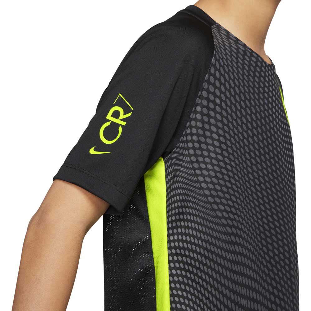 textura carril Levántate Nike Camiseta Manga Corta CR7 Dri-Fit Negro | Goalinn