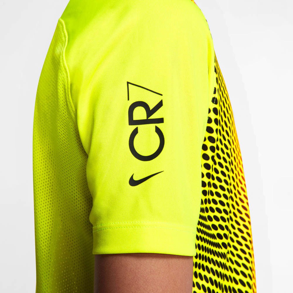 Nike Manga Corta CR7 Amarillo Goalinn