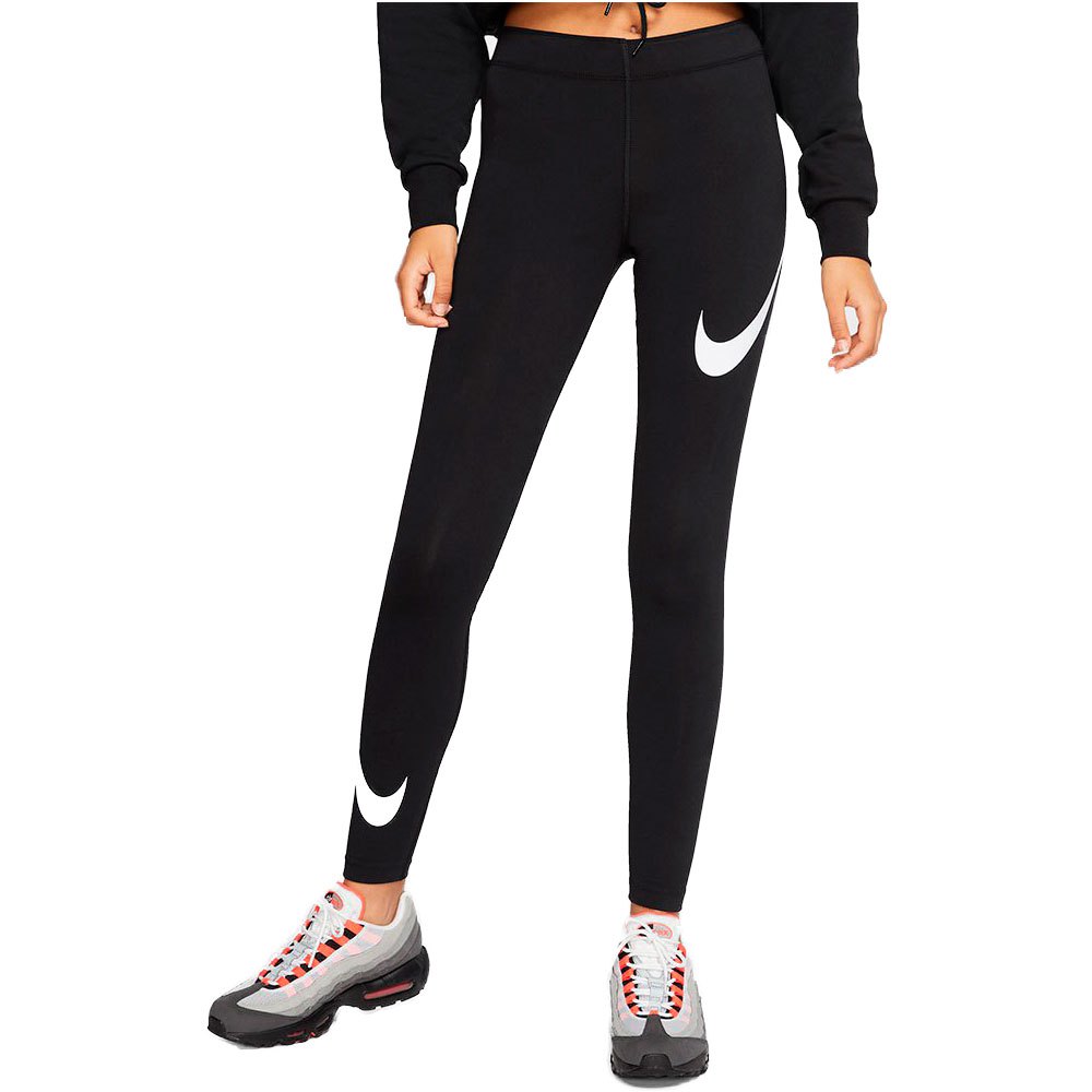 consensus knal Uitreiken Nike Sportswear A See Swoosh Leggings Black | Dressinn