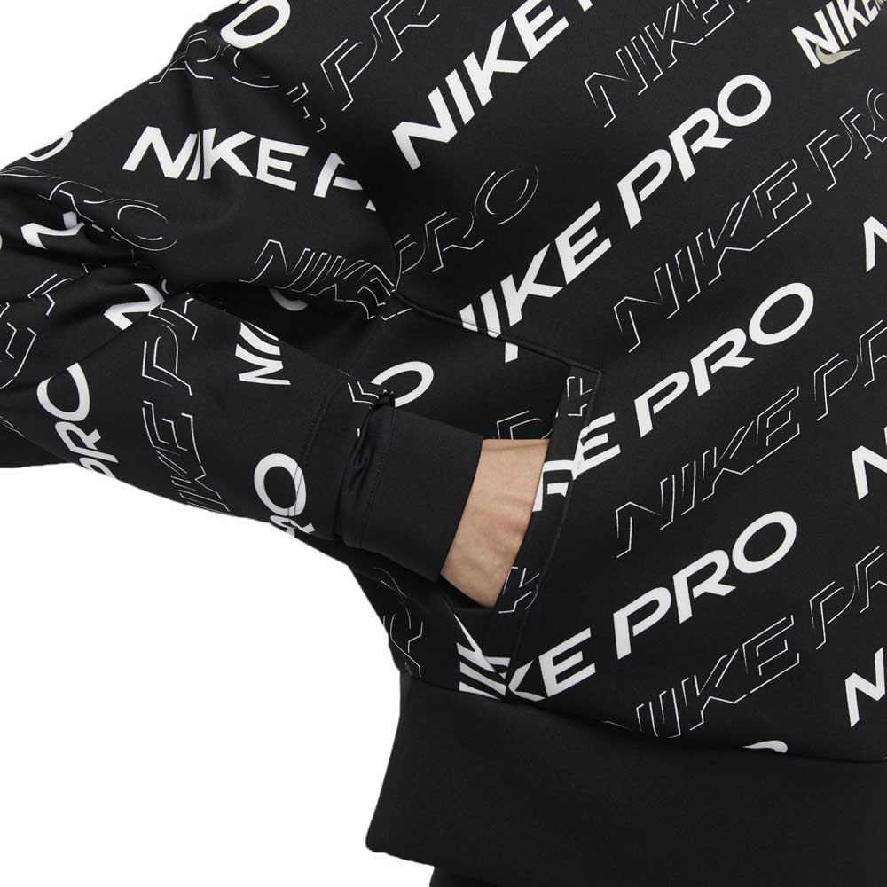 Nike Pro Crew Print Pullover